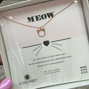 Dogeared | Meow Cat Necklace
